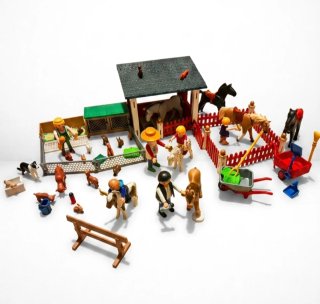 Playmobil Establo con Animales y Figuras