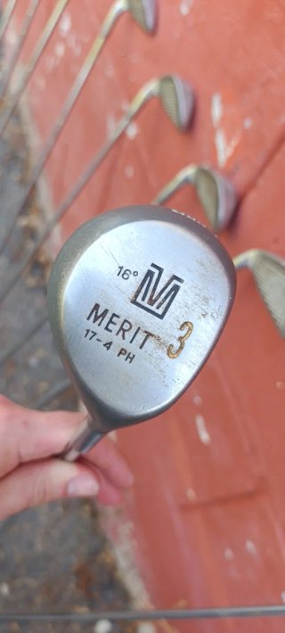 Juego 11 palos de golf Merit con funda