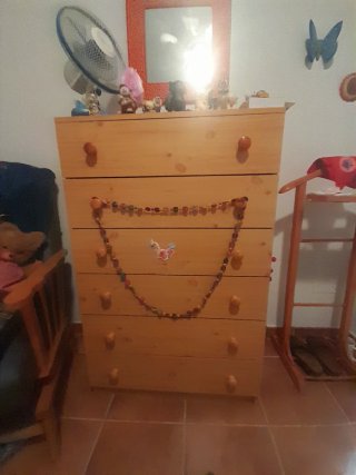 Habitación infantil: 2 camas 90cm