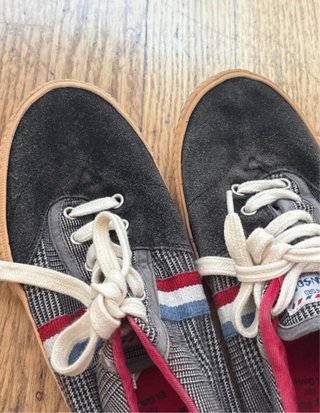 Zapatillas El Ganso cuadros gris T39