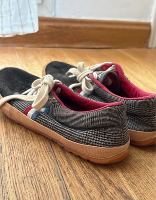 Zapatillas El Ganso cuadros gris T39