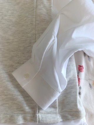Sudadera Zara efecto camisa Talla S