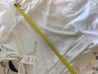 Sudadera Zara efecto camisa Talla S