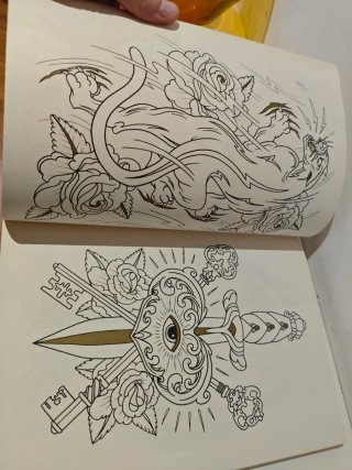 The Tattoo Colouring Book