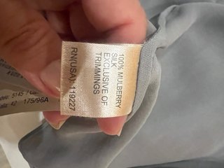 Blusa Seda Massimo Dutti Seda Talla 42