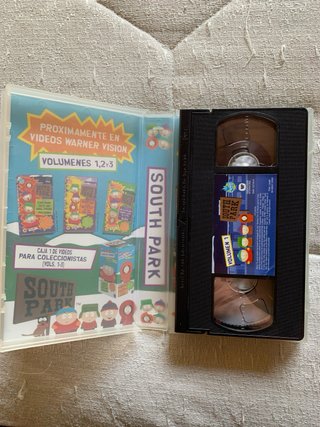 2 VHS South Park Volumen 1 y 2