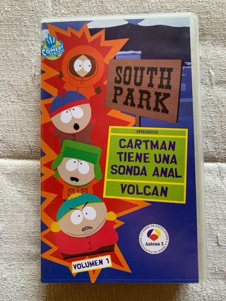 2 VHS South Park Volumen 1 y 2
