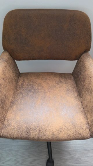 Silla oficina vintage tejido ajustable