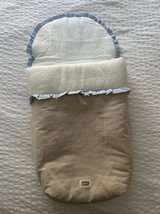 Ropa Carro “Pipa&Limón” Mini Vichy Azul 100% algod