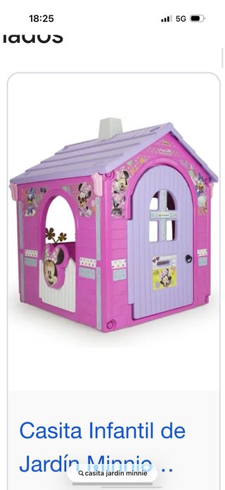 Casita Infantil Jardín Minnie