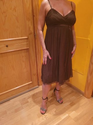 Vestido Adolfo Dominguez Marrón