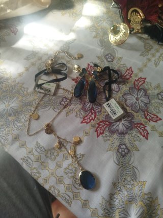 Conjunto Gloria Ortiz collar y pendientes