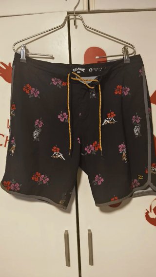 Bañador Billabong Negro Estampado Floral