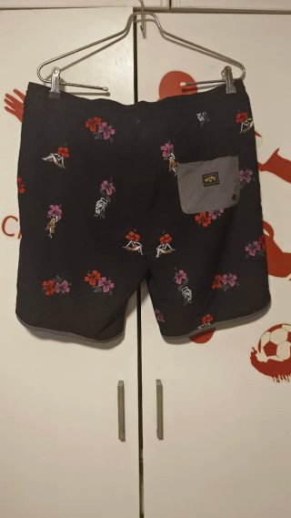 Bañador Billabong Negro Estampado Floral