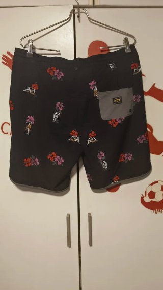 Bañador Billabong Negro Estampado Floral