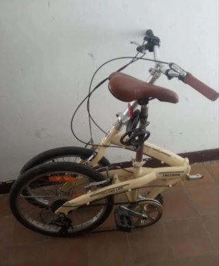 Bicicleta Plegable Freedom Beige