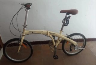 Bicicleta Plegable Freedom Beige