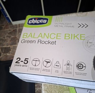 Chicco Balance Bike Green Rocket 2-5 anni