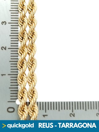 035-1116 PULSERA ORO 18K SALOMÓNICA 19 CM