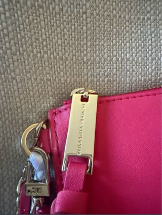 Borsa Elisabetta Franchi fucsia con catena oro