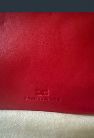 Borsa Elisabetta Franchi fucsia con catena oro