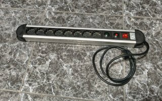 Regleta 8 enchufes con interruptor