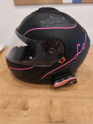 Casco HJC C91 + LS2 Strobe II + Intercomunicadores