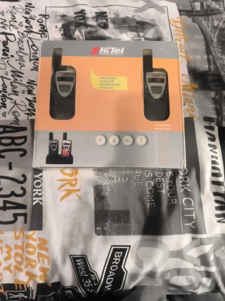 2 Walkie Talkies Hi-Tech 3km de distancia
