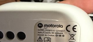 Vigilabebés Motorola PIP1610 HD