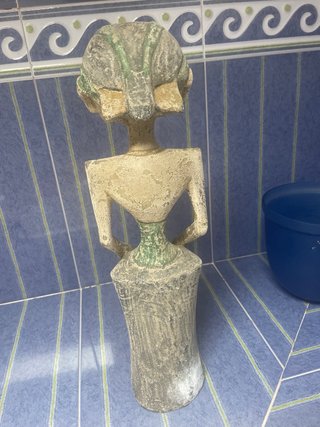 Figura decorativa de  madera 60 cm