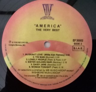 America The Very Best LP 12" 33 RPM 1991