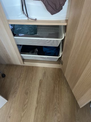 Armario IKEA PAX efecto roble