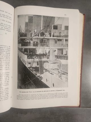 Revista la Familia 1912,con fotografía del Titanic
