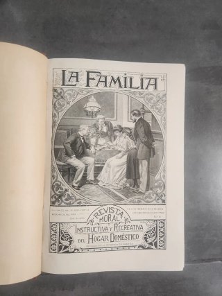 Revista la Familia 1912,con fotografía del Titanic