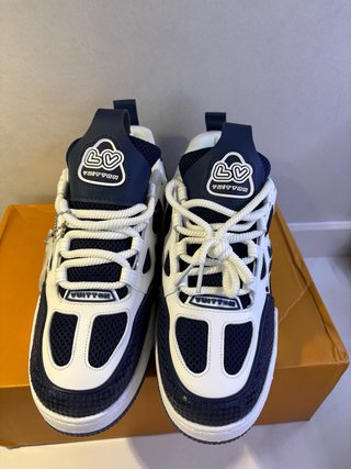 Scarpe Louis Vuitton Blu/Bianche Tg 41