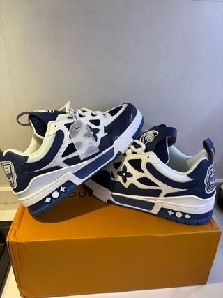 Scarpe Louis Vuitton Blu/Bianche Tg 41
