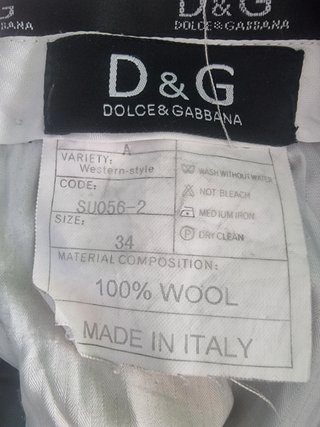 Traje D&G Negro
