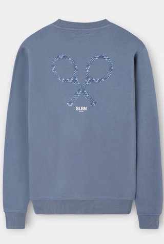 Sudadera Silbon Azul Gris