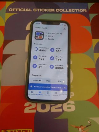 Álbum Mundial FIFA 2026 + Cartas más de 100 repes