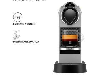 Cafetera Krups Nespresso Plata