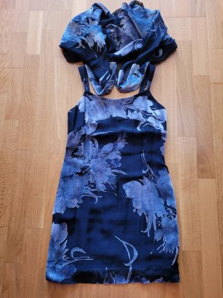 Vestido Luis Civit Azul