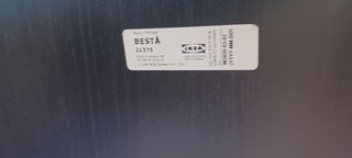 Estantería Besta 2 módulos wengue