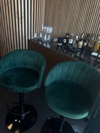 Butacas de terciopelo verde (4 750unidades)