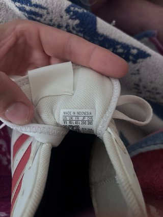 Zapatillas Adidas Blancas y Rosas, muy poco usadas