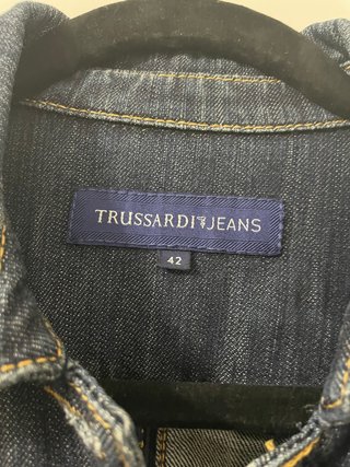 Chaqueta Jeans Trussardi Talla 42 Italiano Azul