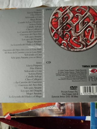 DVD+ CD Rata Blanca En Vivo Estadio Obras CD DVD