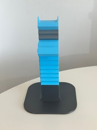 Soporte Auriculares Gamer Minecraft Azul/Negro