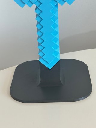 Soporte Auriculares Gamer Minecraft Azul/Negro