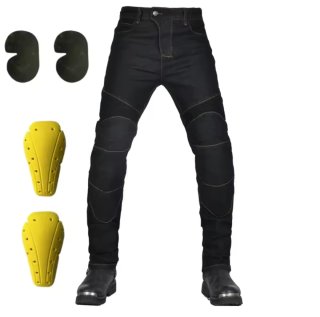 Pantalones Moto Vaqueros Negros