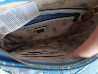 Bolso Guess auténtico degradado azul y blanco